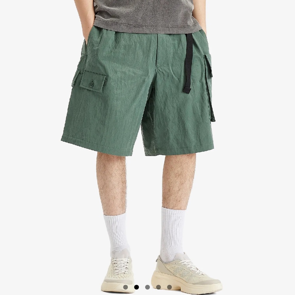Y-3 TWILL CARGO SHORTS